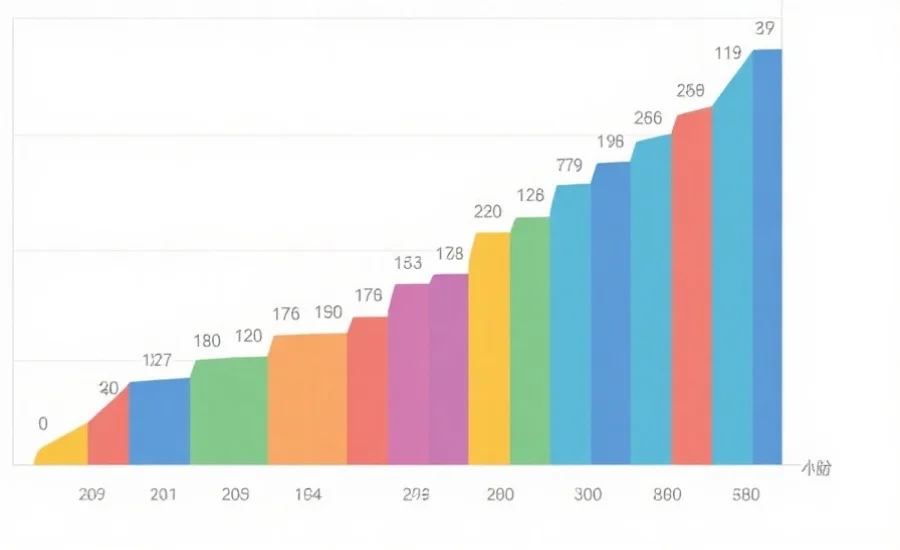 数字分布概率图示