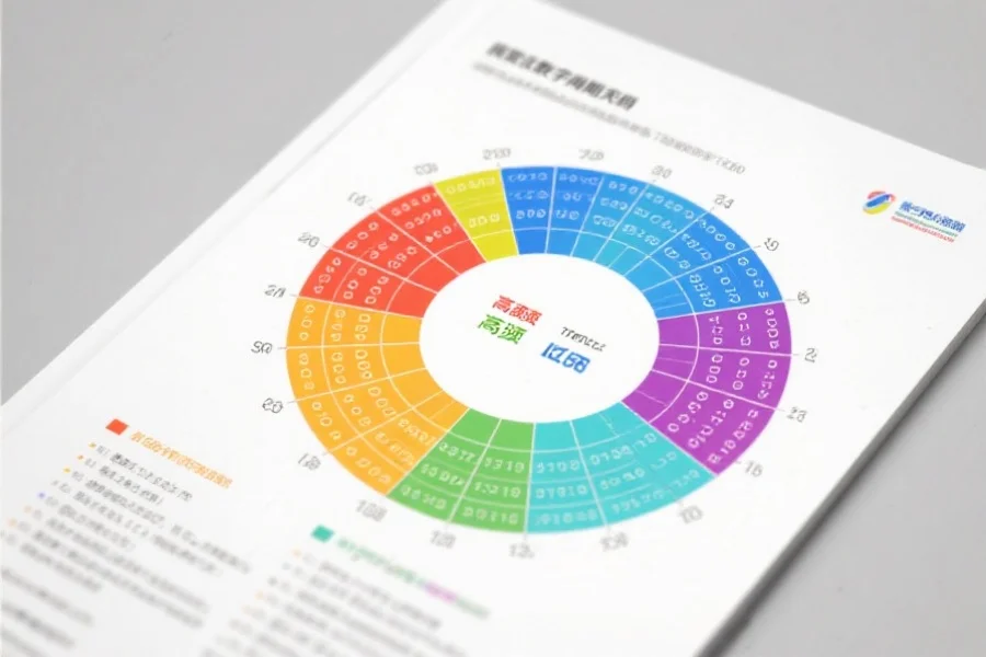 一份可视化的数字周期规律图表，突出显示高频与低频数字分布，图表色彩丰富，易于理解